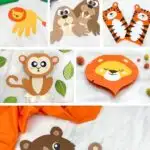 zoo animal craft image collage