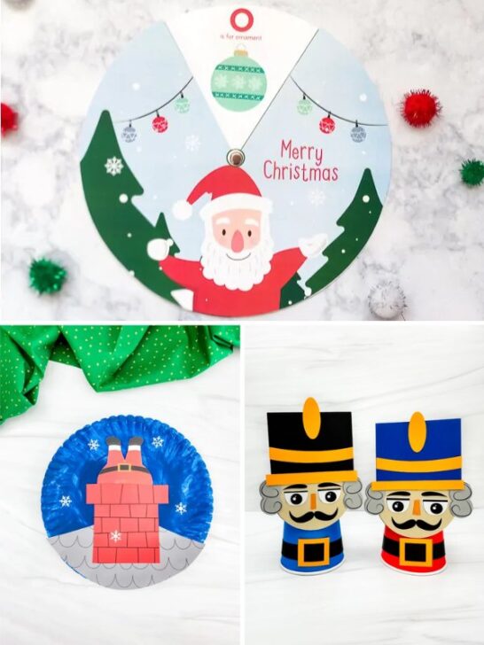 58 Easy Christmas Crafts For Kids [Free Templates]
