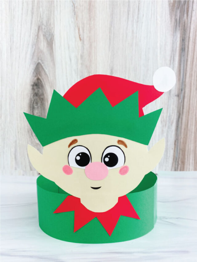 Elf Headband Craft For Kids [Free Template] Story