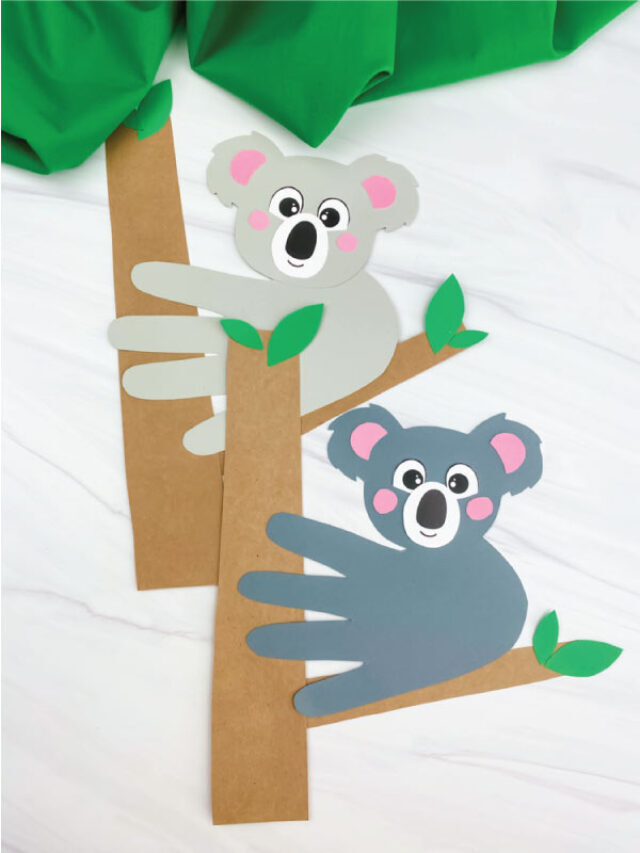Koala Handprint Craft For Kids With Free Template Story