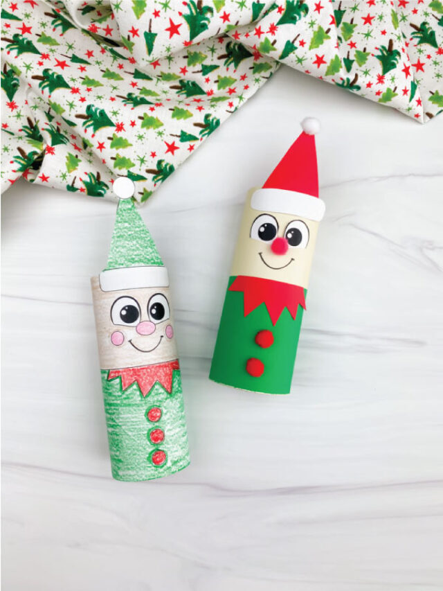 Elf Toilet Paper Roll Craft [With Free Template] Story