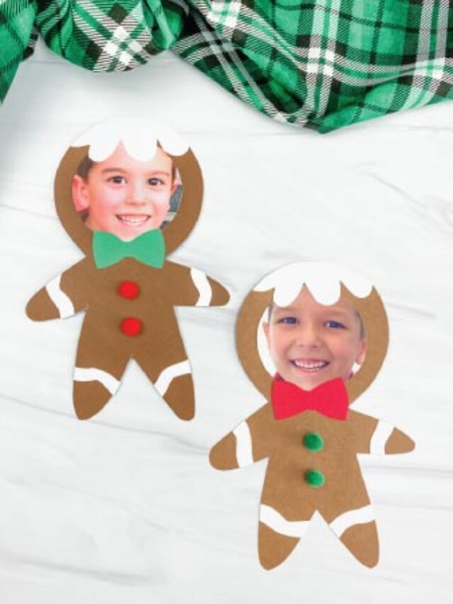 Photo Gingerbread Man Paper Craft [Free Template] Story