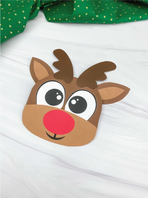 Very Cute RUDOLPH Christmas Card For MUMMY With 3D Red Nose Mum Mother 