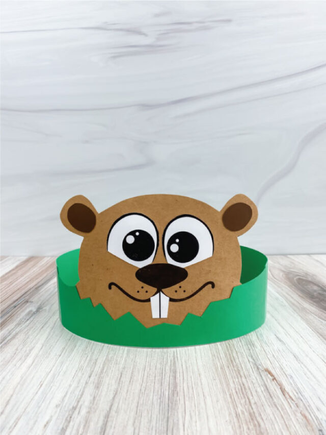 Groundhog Headband Craft With Free Template Story