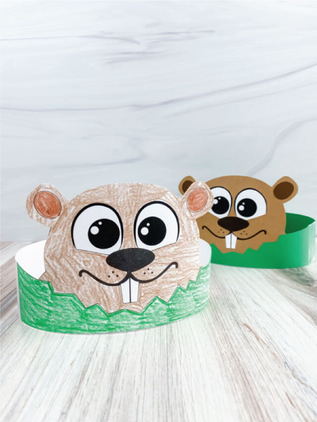 Groundhog Headband Craft With Free Template Story
