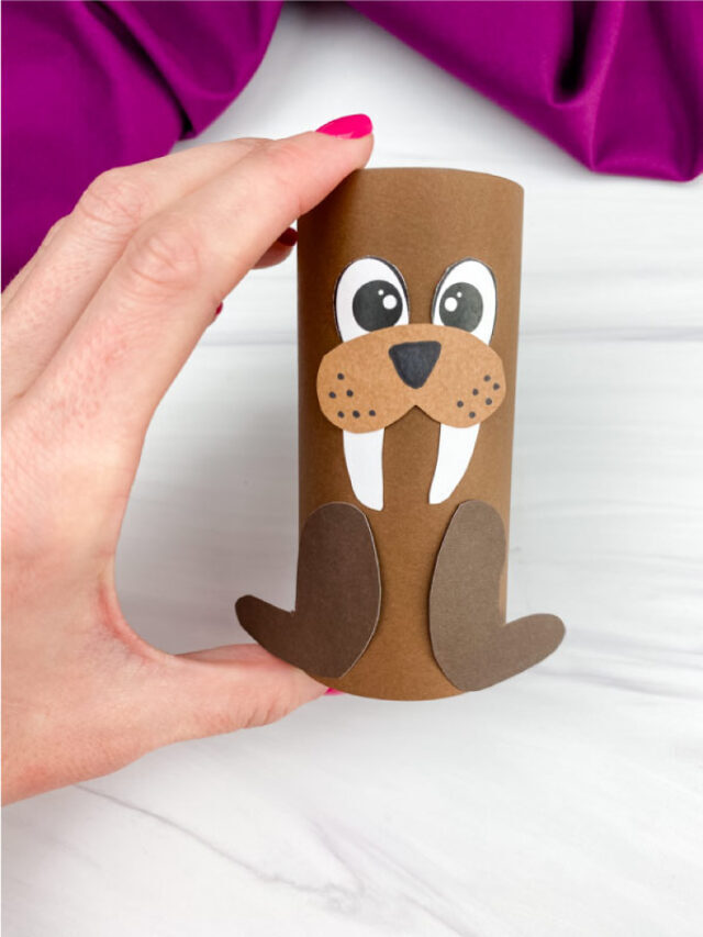 18 Adorable Winter Animal Crafts For Kids [With Free Templates] Story