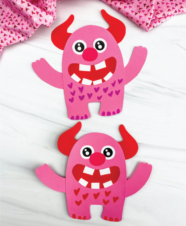 two love monster crafts
