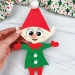 Paper Elf Craft For Kids [Free Template]