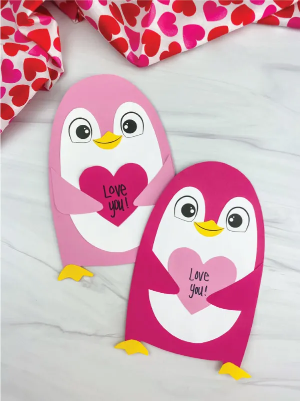 two penguin valentine crafts