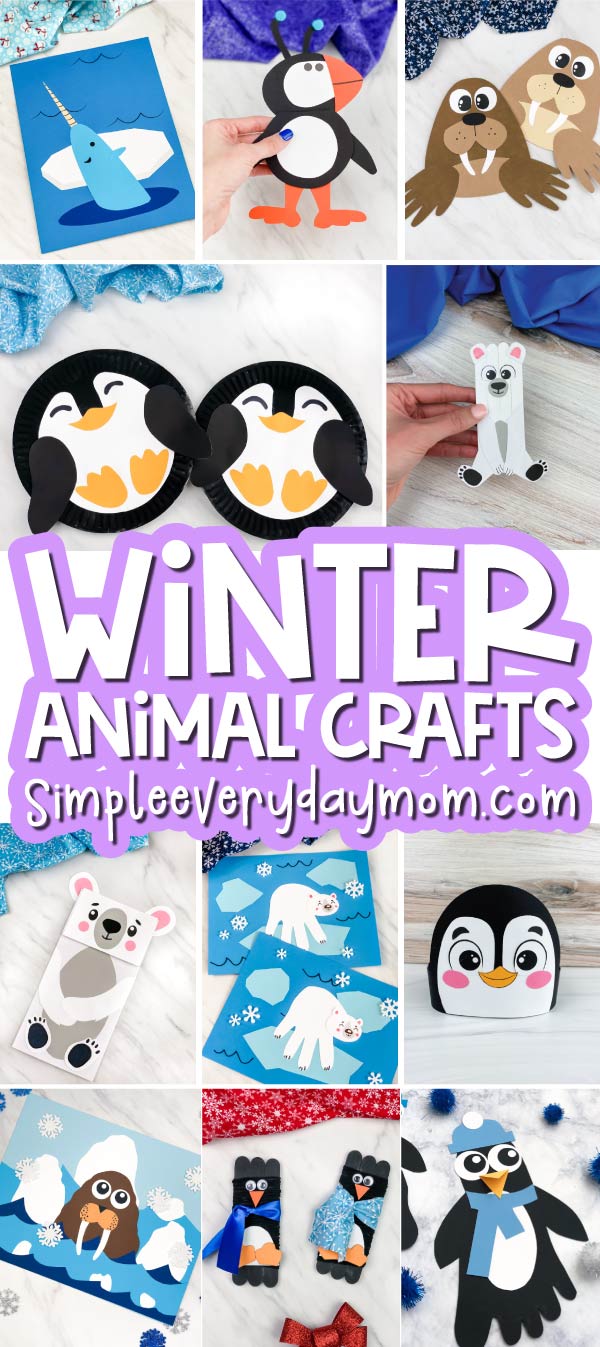 18 Adorable Winter Animal Crafts For Kids [With Free Templates] Story -  Simple Everyday Mom
