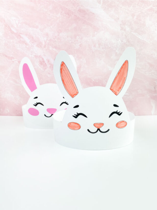Easter Bunny Headband Craft [Free Printable] Story