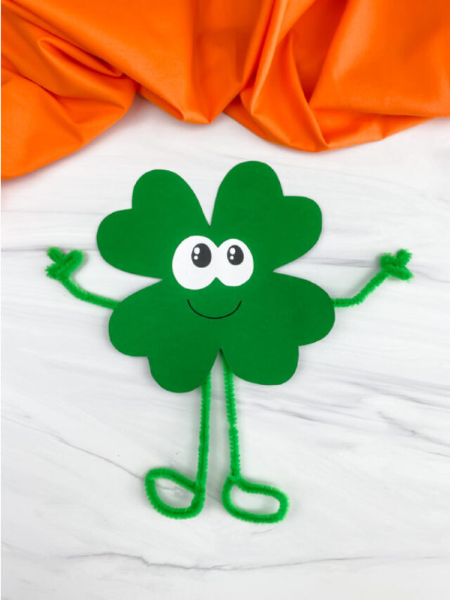 Shamrock Preschool Craft [Free Template] Story