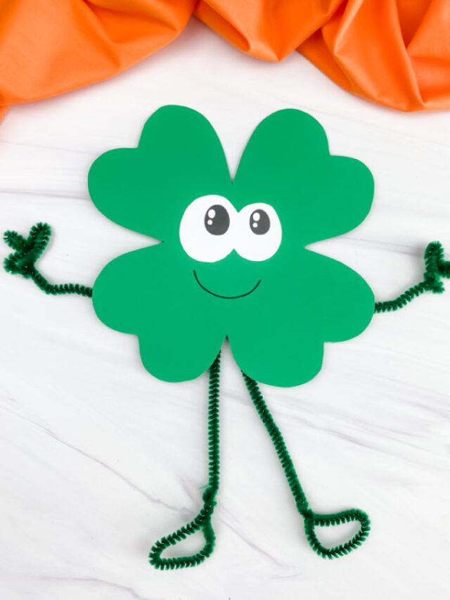 Shamrock Preschool Craft [Free Template] Story