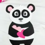 panda valentine craft