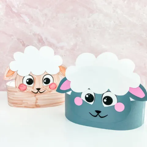 2 sheep headband crafts