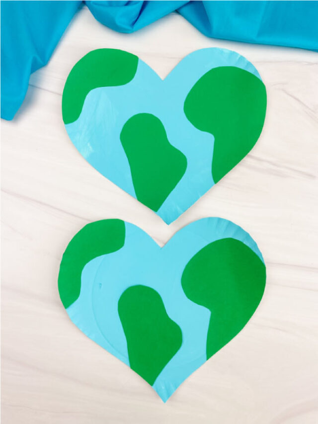 Earth Day Paper Plate Craft [Free Template] Story