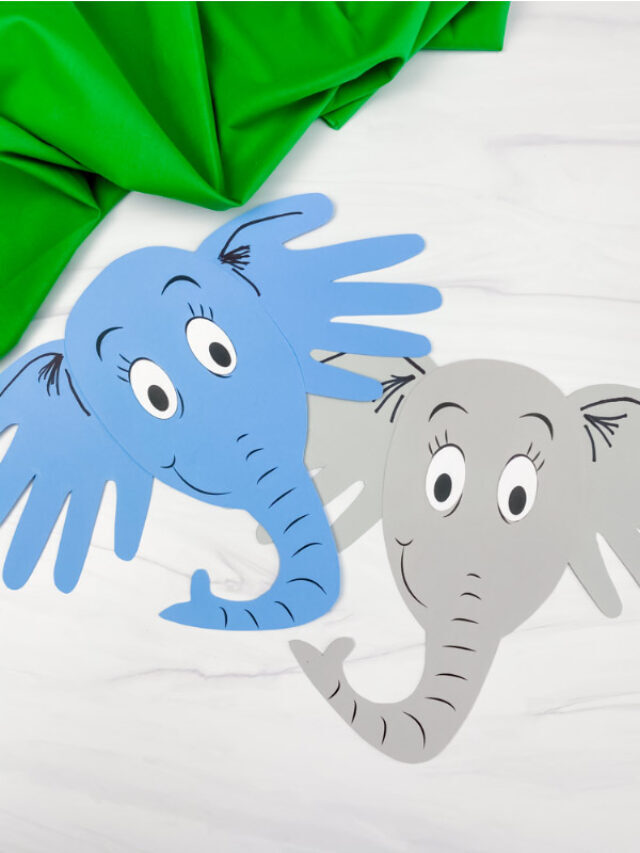 Horton Hears A Who Handprint Craft [Free Template] Story