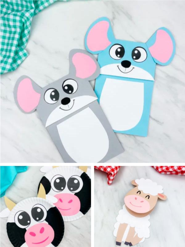 34 Fun Farm Animal Crafts For Kids [With Free Templates]