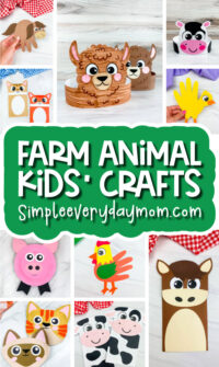 40 Fun Farm Animal Crafts For Kids [With Free Templates]