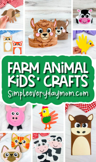 40 Fun Farm Animal Crafts For Kids [With Free Templates]
