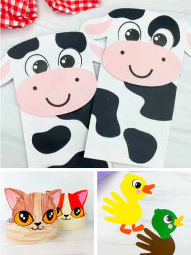 40 Fun Farm Animal Crafts For Kids [With Free Templates]