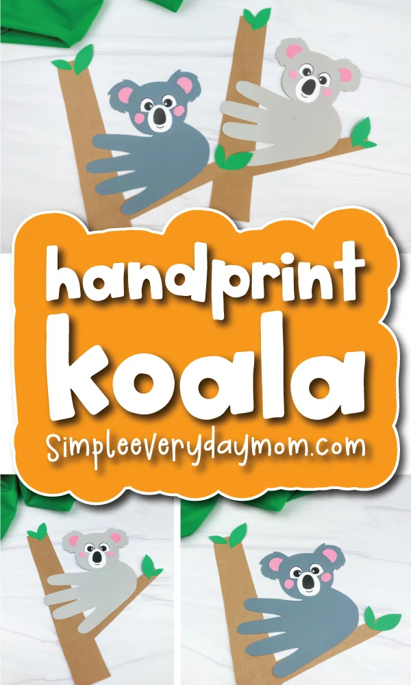Koala Handprint Craft For Kids With Free Template
