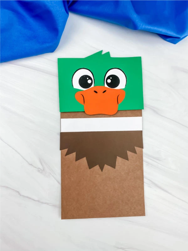 duck paper bag craft