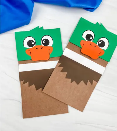 two duck paper bag crafts