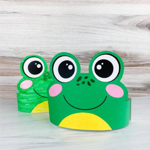 2 frog headband crafts
