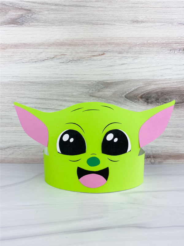 Baby Yoda headband craft