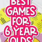 kids card game with the words best games for 6 year olds