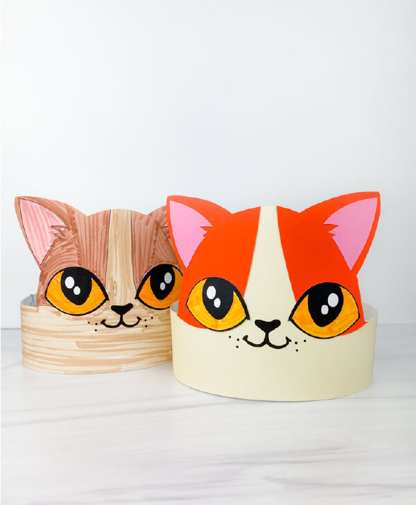 2 cat headband crafts