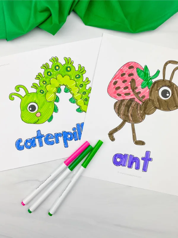 caterpillar and ant coloring pages