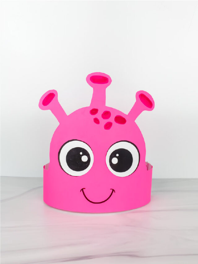 pink alien headband craft