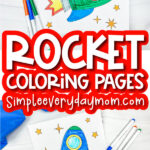 rocket coloring pages with the words rocket coloring pages in the middle