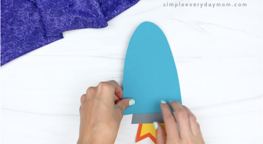 3D Rocket Template Printable Craft [Free Download]