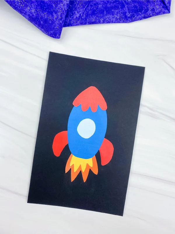 cut and paste rocket craft