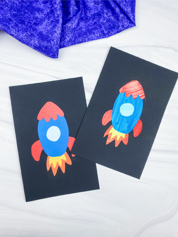 cut and paste rocket crafts