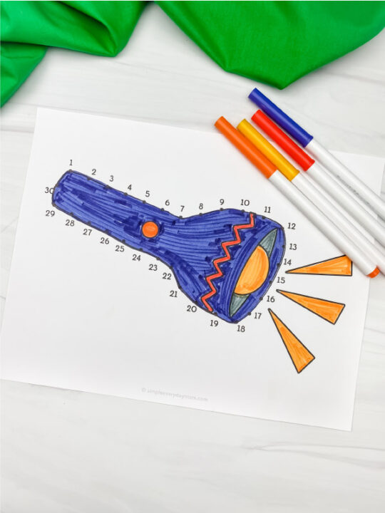 Camping Dot To Dot Printables [Freebie]
