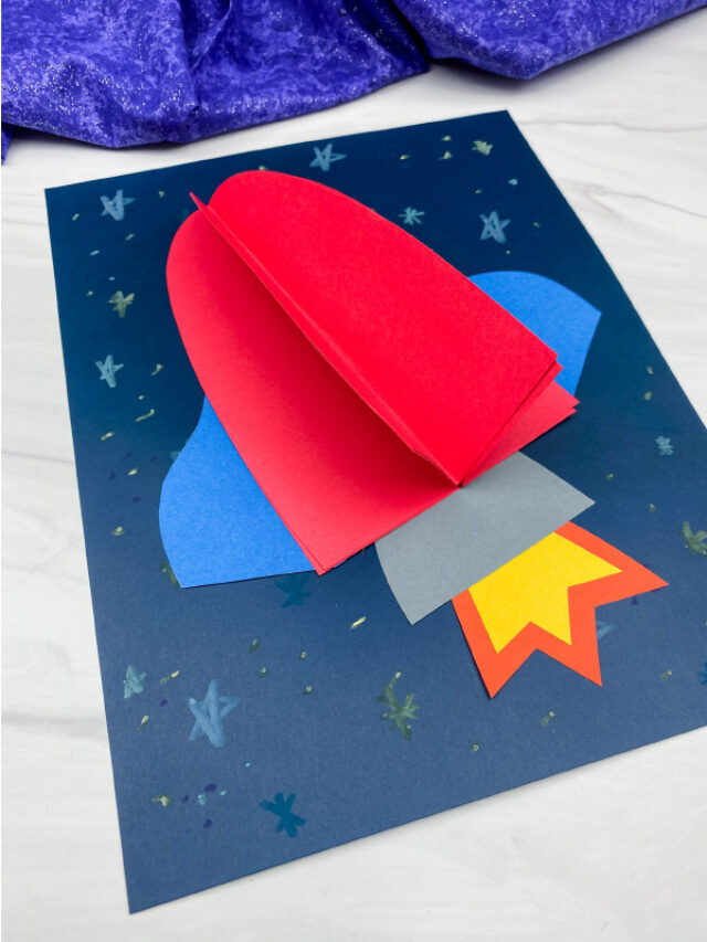 3D Rocket Template Printable Craft [Free Download] Story