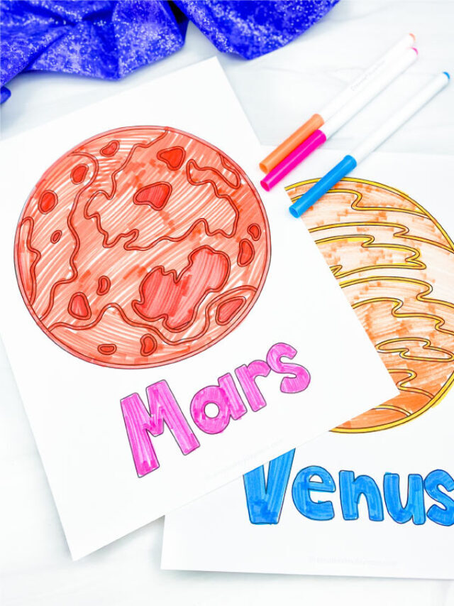 Cool Planet Coloring Pages Story