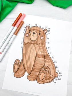 Camping Dot To Dot Printables [Freebie]