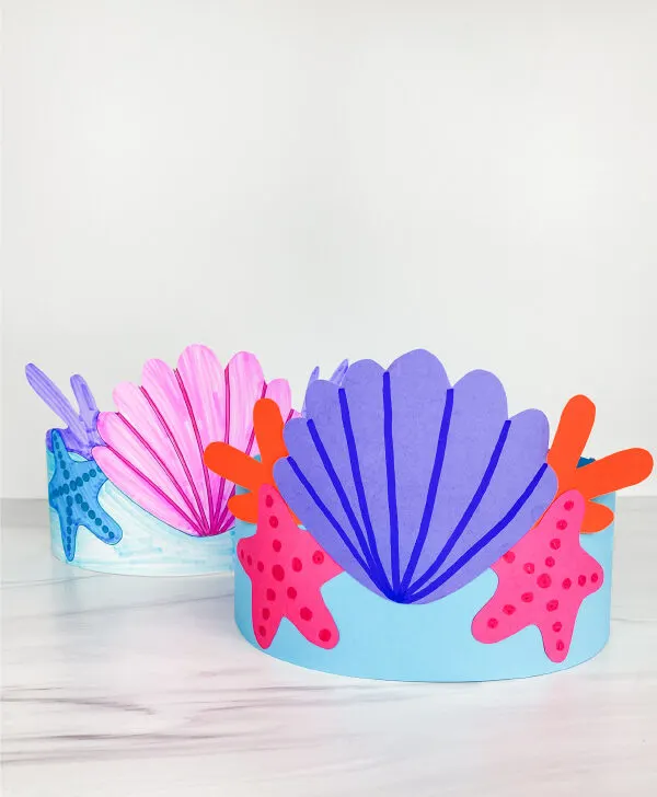 2 mermaid headband crafts
