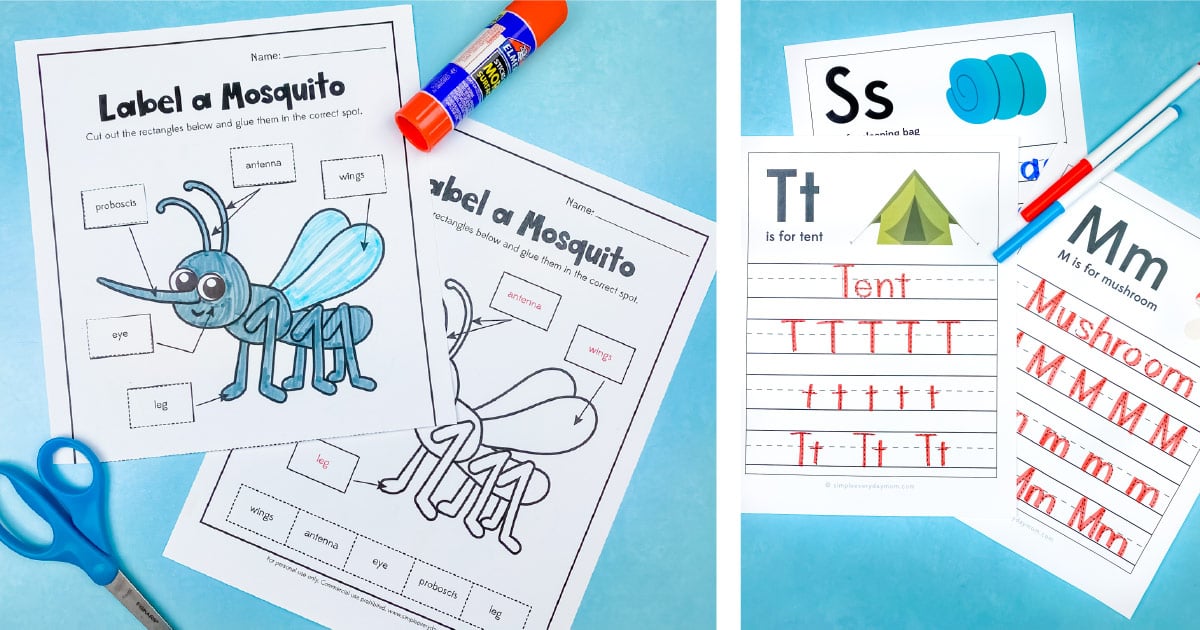 preschool-camping-worksheets
