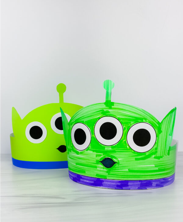 Toy Story alien headband crafts