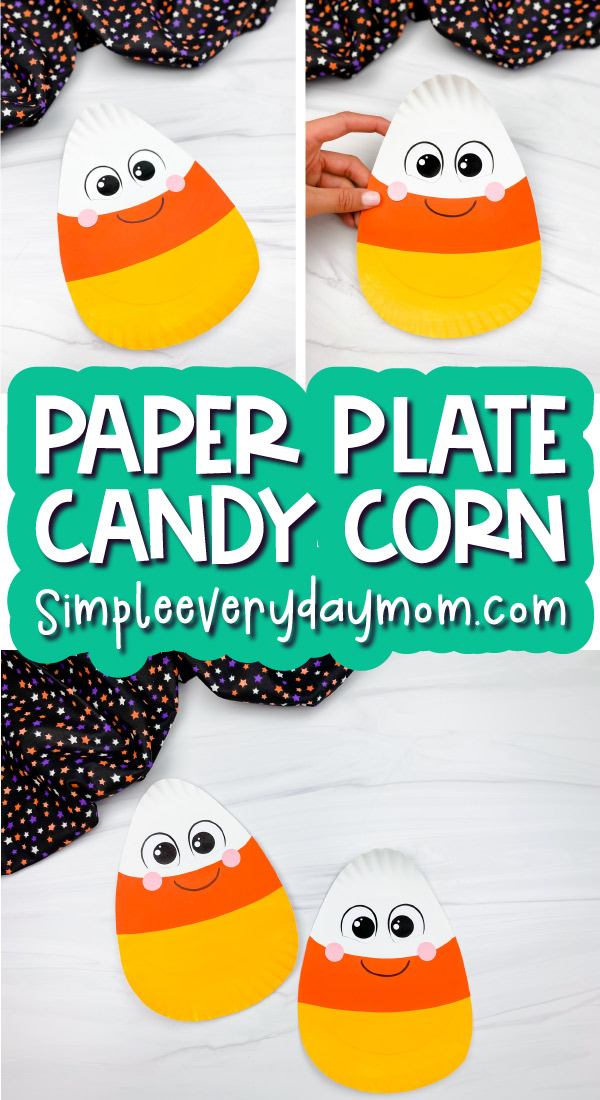 Paper Plate Candy Corn Craft For Kids [Free Template]