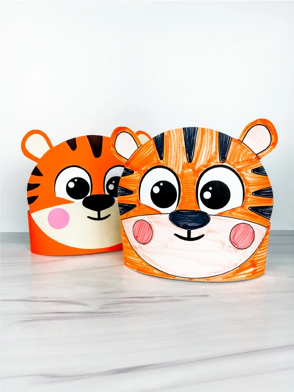 two tiger headband crafts
