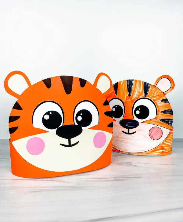 two tiger headband crafts