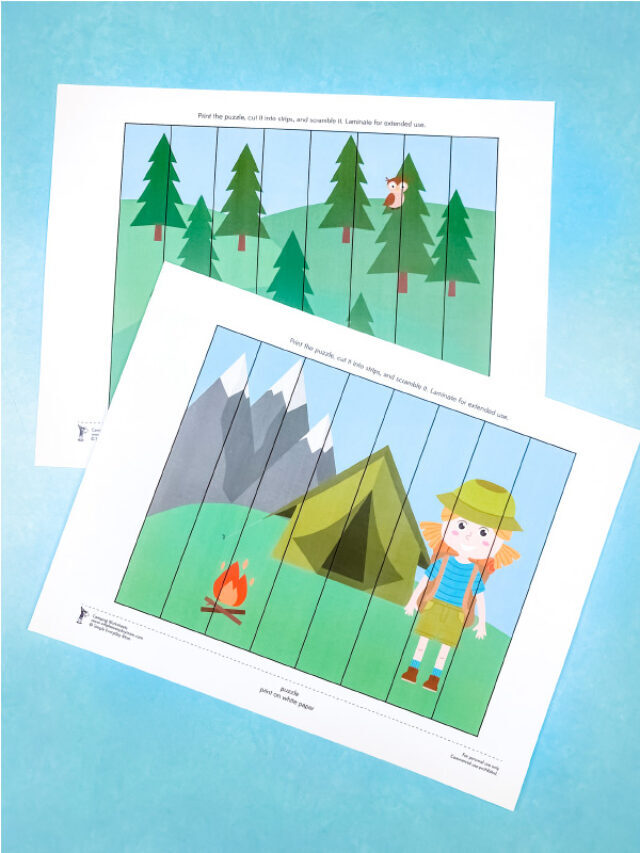 Fun Camping Worksheets For Kids Story