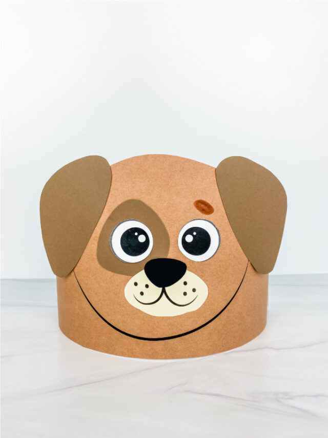 Dog Headband Craft For Kids [Free Template] Story